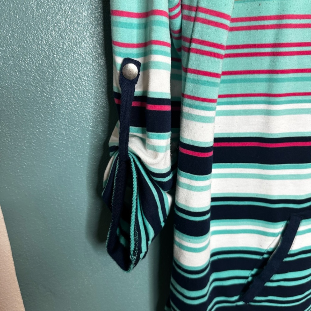 Ruby Rd. Pocketed Pullover Small Fun Drawstring - Picture 3 of 10